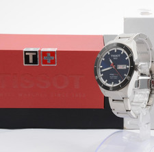 [N Estado perfeito/caixa] Relógio masculino TISSOT PRS516 T044430A azul no dia/data 42mm JAPÃO comprar usado  Enviando para Brazil