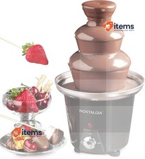 Máquina elétrica fonte de chocolate Nostalgia 3 camadas para festas - Preto comprar usado  Enviando para Brazil