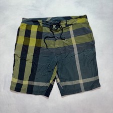 Bermuda de natação Burberry Brit masculina L azul verde nova xadrez falha*, usado comprar usado  Enviando para Brazil