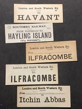 Lswr luggage labels for sale  FROME