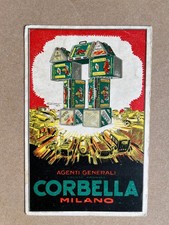m) Cartolina formato piccolo pubblicitaria Corbella MIlano suto automobilismo  comprar usado  Enviando para Brazil