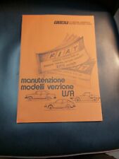 Fiat manutenzione modelli usato  Vignola