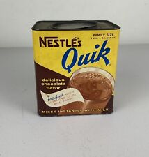 Recipiente de lata raro Nestlé Quik chocolate vintage 2 lb 6 oz comprar usado  Enviando para Brazil