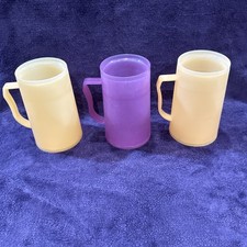 Lote de 3 canecas freezer 14 oz parede dupla com alças cerveja/refrigerante/vinho/água, usado comprar usado  Enviando para Brazil