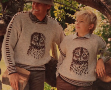 Knitting pattern mens for sale  GALASHIELS