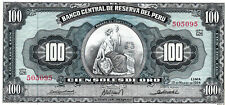 Peru p86a 100 gebraucht kaufen  Goldbach