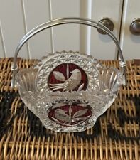 Hofbauer crystal basket for sale  LEICESTER