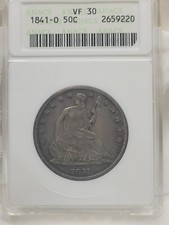 1841 seated liberty for sale  Golconda