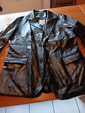 Lederjacke harvest schwarz gebraucht kaufen  Bad Berleburg