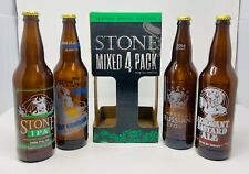 2014 STONE BREWING LE 4-PK GARRAFAS DE CERVEJA RÓTULO PINTADO VAZIAS com TAMPAS ORGNL + CAIXA comprar usado  Enviando para Brazil