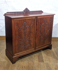 Antique carved mahogany for sale  BLYTH