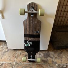 Globe Geminon 35" grão de madeira - Skate longboard preto cutaway comprar usado  Enviando para Brazil