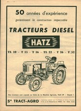 Vintage hatz tractors d'occasion  Expédié en Belgium