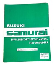 Suzuki samurai supplementary for sale  Marshalltown