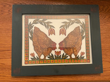 Vtg hand painted for sale  Cary