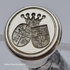 CONJUNTO DE MESA RARO ANTIGO, 3 PEACE SILVER, com ATRIBUTOS DE ESCRITA EM ESTOJO EXTRAVAGANTE comprar usado  Enviando para Brazil