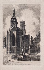 Stuttgart stiftskirche schille gebraucht kaufen  Kehl