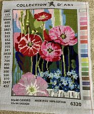 Completed tapestry poppies for sale  BARNSLEY