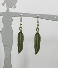 Feather charm earrings for sale  Glendale