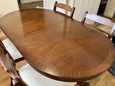 Mahogany extending dining for sale  BRIDGEND
