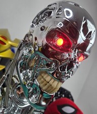 Terminator T-800 Skull Bust 1:1 Not Sideshow Terminator Skull Terminator Props comprar usado  Enviando para Brazil