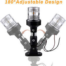 Luz âncora para barco, luz LED branca estrela para barco - 3 milhas náuticas bimini para... comprar usado  Enviando para Brazil