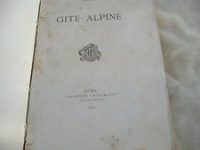 ADRIANO COLOCCI "GITE ALPINE" ROMA 1879-NOBILE DI JESI GRANDE VIAGGIATORE comprar usado  Enviando para Brazil