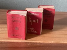 Antique 1957; 1961 Mini Red Books Little Dictionaries 2” Set Of 3 comprar usado  Enviando para Brazil