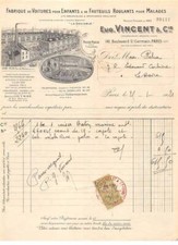 Invoice.am19483.paris.1921.eug d'occasion  Expédié en Belgium