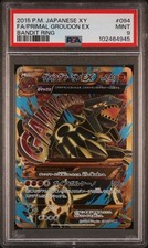 2015 POKEMON JAPONÊS XY BANDIT RING 1ª EDIÇÃO #094 FA/PRIMAL GROUDON EX PSA 9, usado comprar usado  Enviando para Brazil