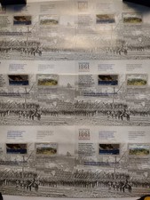 Folha de imprensa USPS Guerra Civil 1861 de seis painéis de 12 selos - Novo na caixa comprar usado  Enviando para Brazil