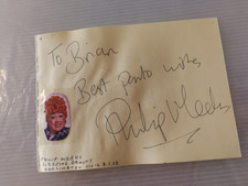 Signed philip meeks for sale  LEICESTER