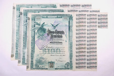 BANCO CENTRAL MEXICANO ACTION DE 100 PESOS MEXICO 1905 X 3 comprar usado  Enviando para Brazil