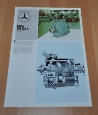 Folheto de caminhão Mercedes Benz OM 352 A motor G 3/60 caminhão Prospekt 1077 comprar usado  Enviando para Brazil