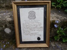 Manuscrit ancien lettre d'occasion  Gandelu