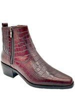 Bota Donald Pliner Feminina Marisol Salto Ocidental Vermelha Oxblood comprar usado Bota Donald Pliner Feminina Marisol Salto Ocidental Vermelha Oxblood comprar usado  Enviando para Brazil