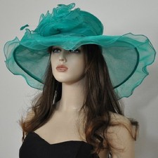 Eleganter damenhut grün gebraucht kaufen  Kirchheim b.München