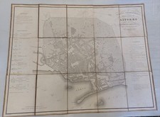 Livorno 1849 pianta usato  Siena