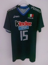 MAGLIA ASICS PALLAVOLO PRETI volley Shirt Camiseta Trikot Jersey comprar usado  Enviando para Brazil