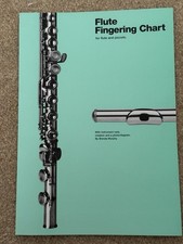 Flute fingering chart for sale  HOVE