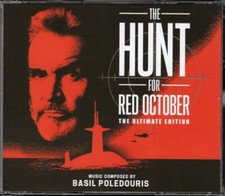 THE HUNT FOR RED OCTOBER, music by Basil Poledouris, the ultimate edition, 3 CDs, usado comprar usado  Enviando para Brazil