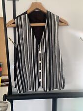 Vintage waistcoat black for sale  Ireland