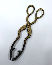 Brass fire tongs for sale  LLANWRTYD WELLS