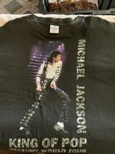Camisa RARA Michael Jackson 1997 History World Tour tamanho XL ponto único comprar usado  Enviando para Brazil
