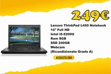 Lenovo thinkpad l450 usato Lenovo thinkpad l450 usato  Italia