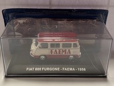 Fiat 600 furgone FAEMA 1956 Ixo altaya 1:43 Diecast VAN, usado comprar usado  Enviando para Brazil