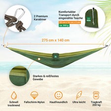Hamac toile parachute d'occasion  Expédié en France