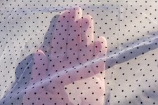 Schal transparent weiß gebraucht kaufen  Rain