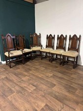 Six reproduction oak for sale  WREXHAM