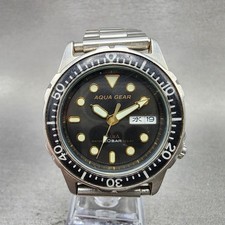 Seiko Alba Aqua Gear relógio de mergulho masculino 37mm mostrador preto aço data do dia redondo novo taco comprar usado Seiko Alba Aqua Gear relógio de mergulho masculino 37mm mostrador preto aço data do dia redondo novo taco comprar usado  Enviando para Brazil